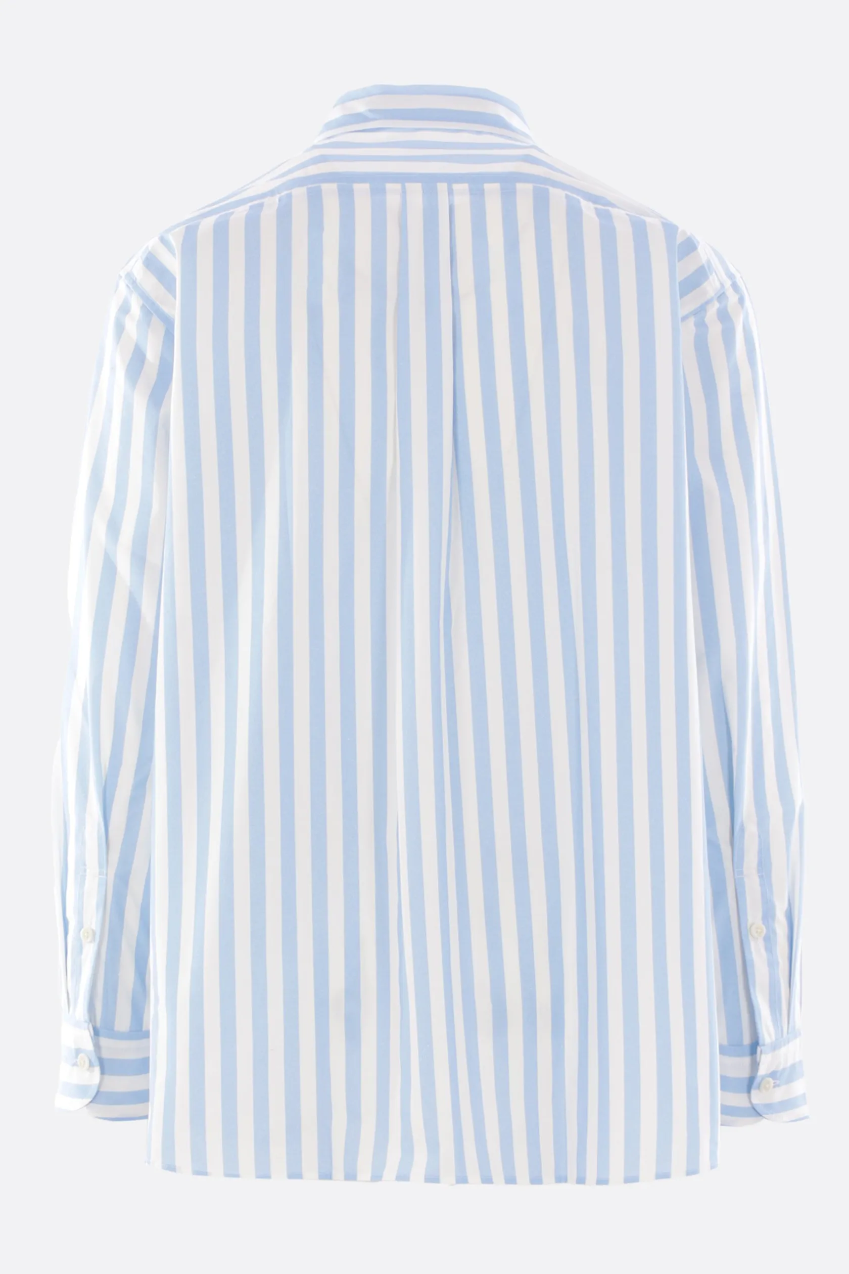 Topwear>META CAMPANIA COLLECTIVE camicia Pablo in popeline a righe Blu