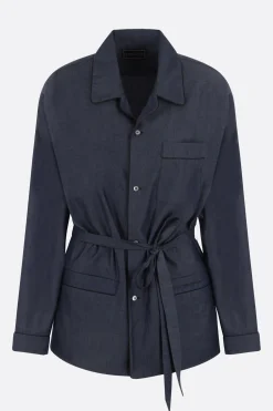 Topwear>10 CORSO COMO camicia pijama in chambray Blu