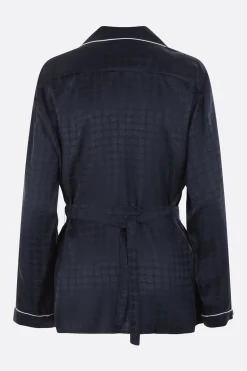 Topwear>10 CORSO COMO camicia pijama in viscosa Blu