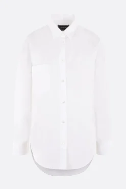 Topwear>10 CORSO COMO camicia slim-fit in popeline Bianco