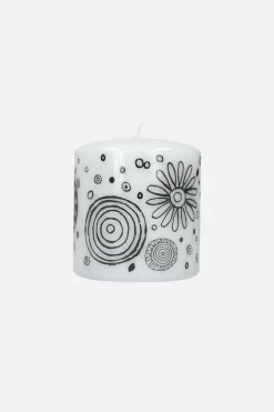 Lifestyle>10 CORSO COMO candela media con stampa grafica Bianco