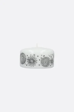 Lifestyle>10 CORSO COMO candela small con stampa grafica Bianco