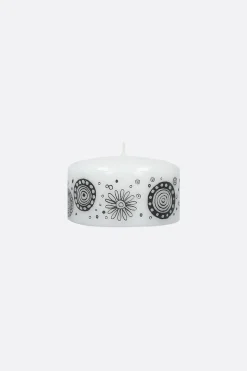 Lifestyle>10 CORSO COMO candela small con stampa grafica Bianco