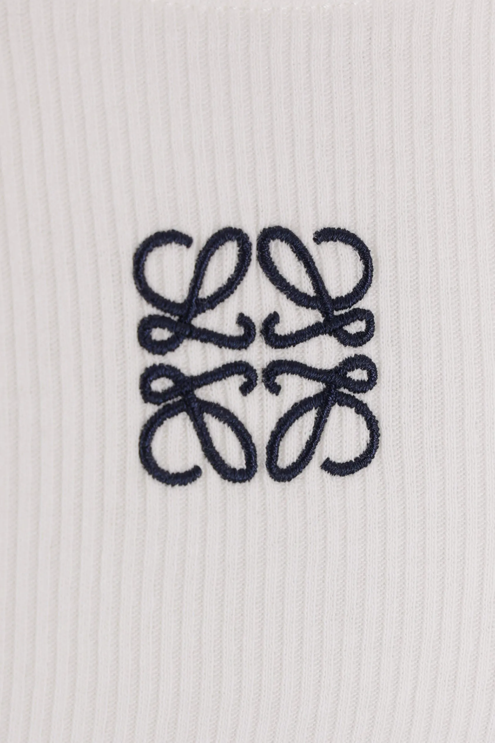 Topwear>LOEWE canotta Anagram in jersey Bianco
