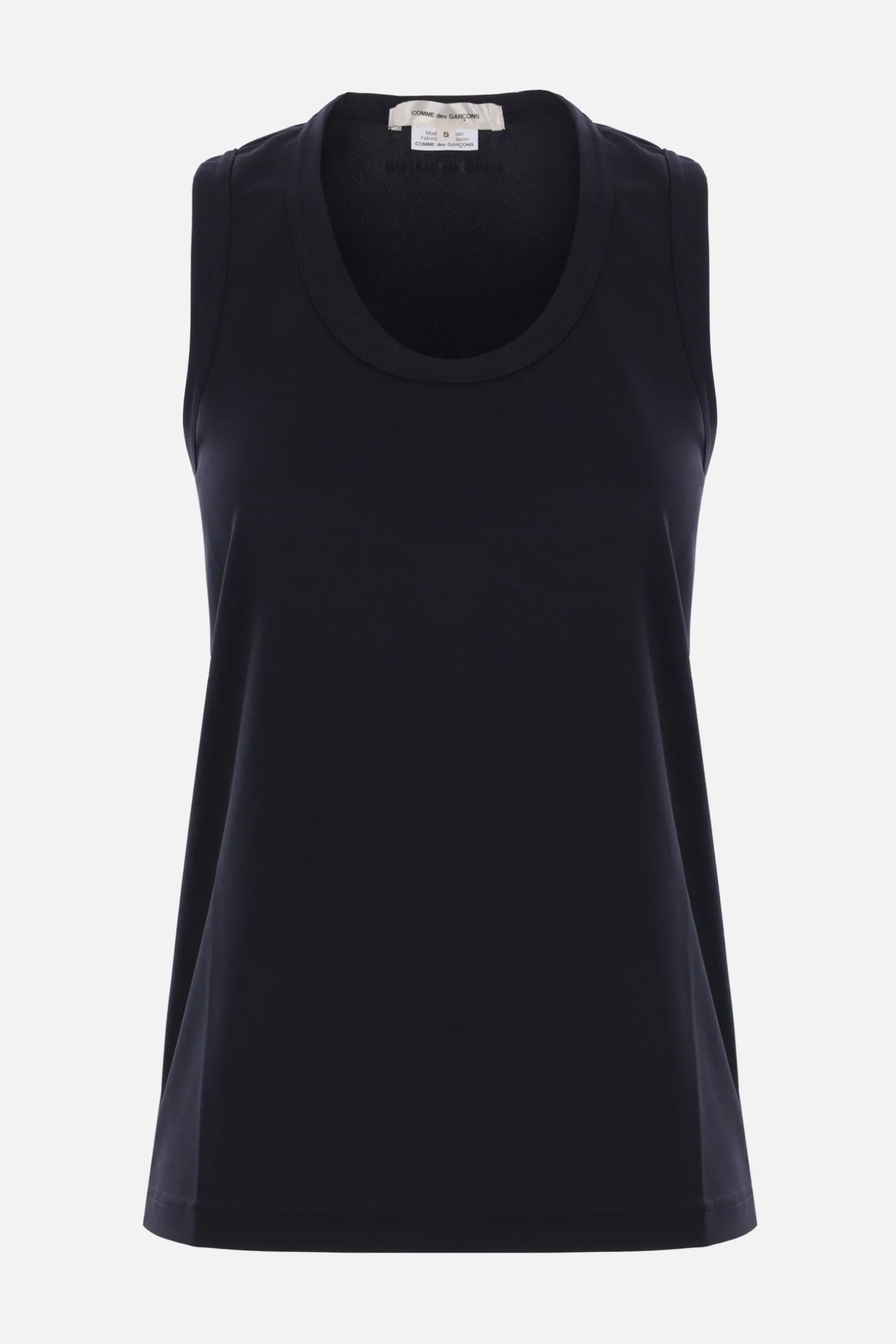 Topwear>COMME DES GARÇONS canotta in jersey tecnico Nero