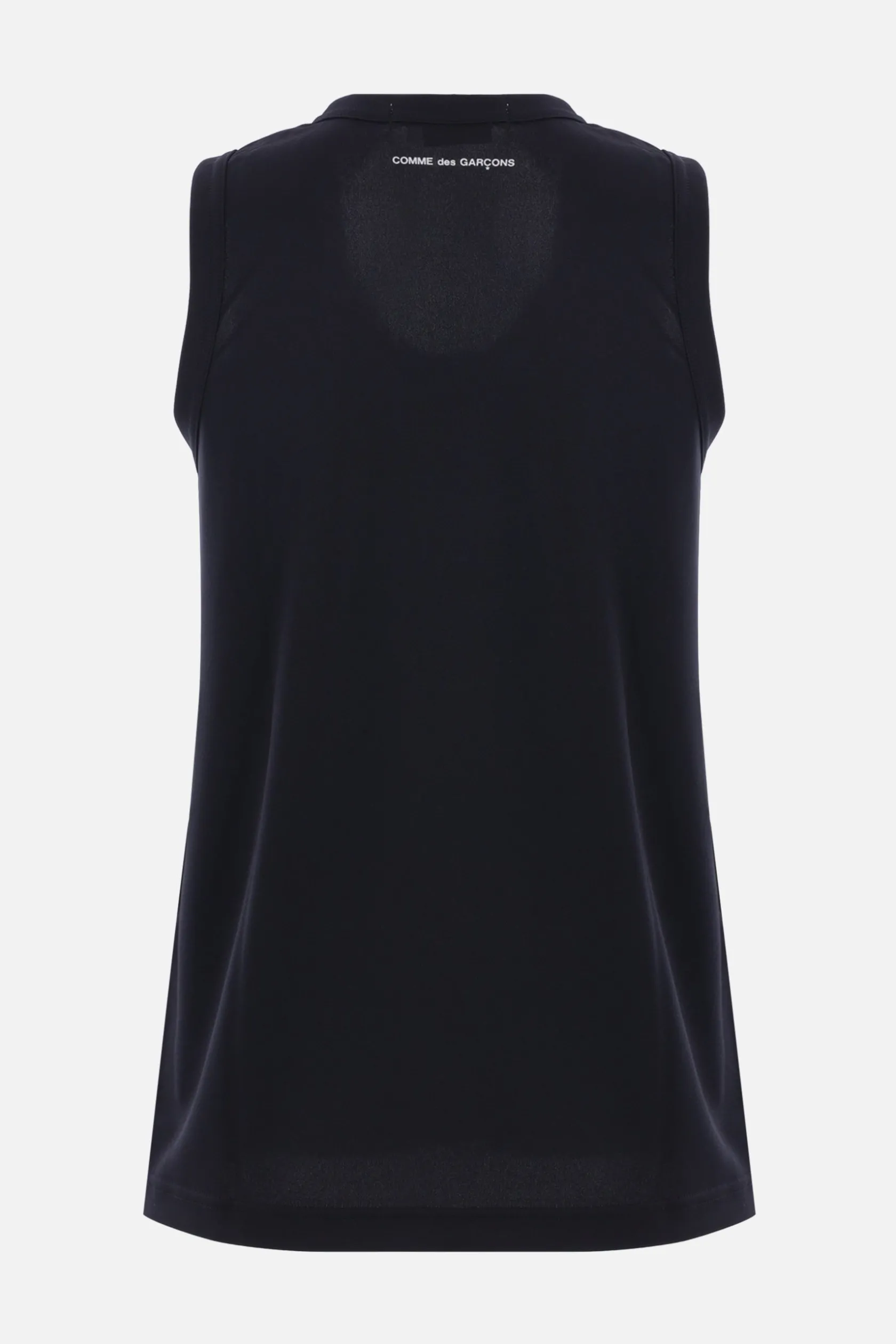 Topwear>COMME DES GARÇONS canotta in jersey tecnico Nero