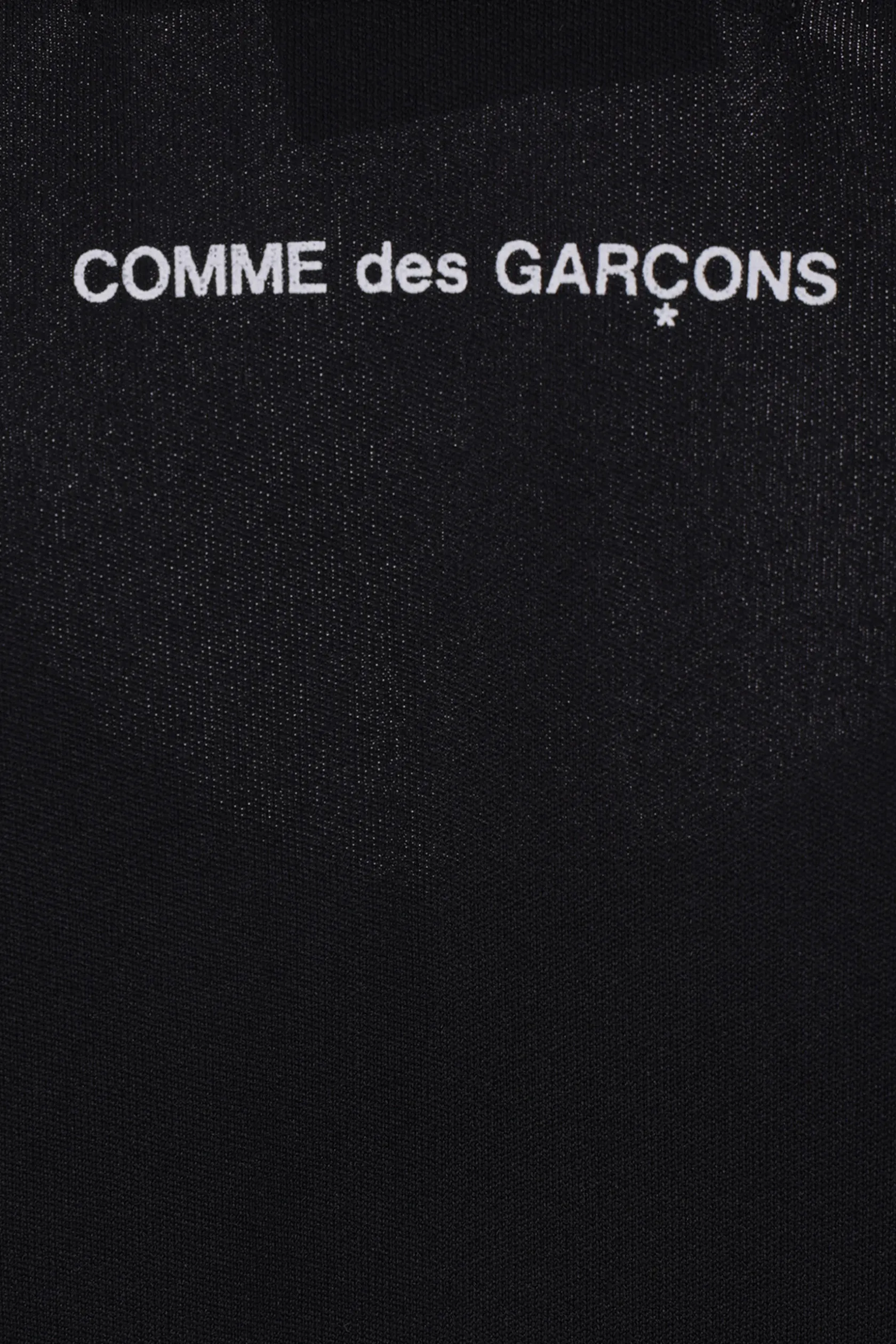 Topwear>COMME DES GARÇONS canotta in jersey tecnico Nero