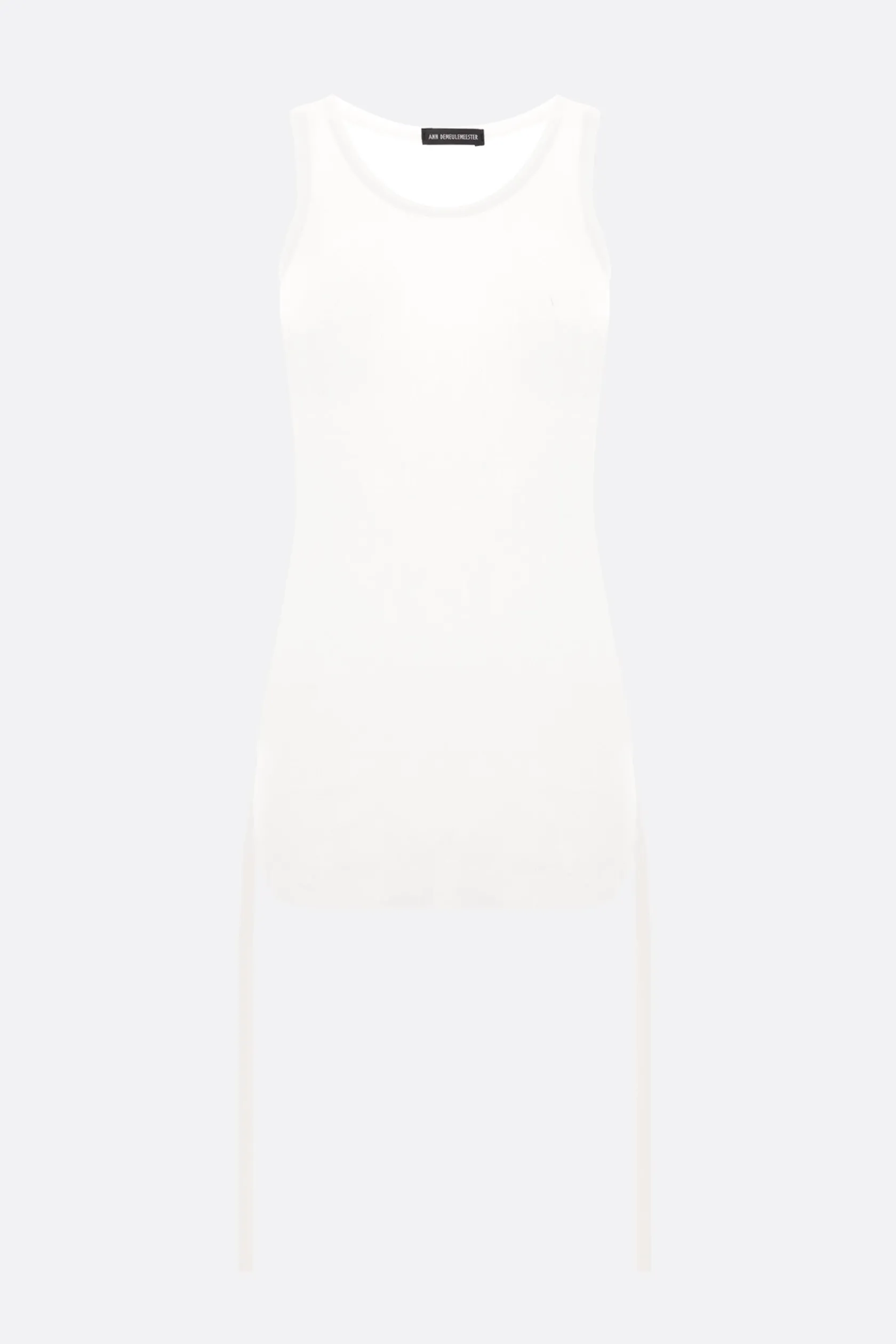 Topwear>ANN DEMEULEMEESTER canotta Mara in cotone a costine Bianco