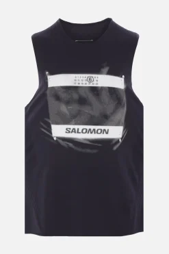 Topwear>MM6 X SALOMON canotta in jersey tecnico Nero