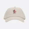 Accessori Da Indossare>MONCLER GRENOBLE cappello baseball in gabardine patch logo Neutro