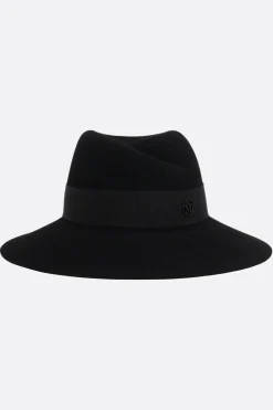 Accessori Da Indossare>MAISON MICHEL cappello fedora Virginie in feltro Nero