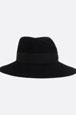 Accessori Da Indossare>MAISON MICHEL cappello fedora Virginie in feltro Nero