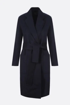 Capispalla>10 CORSO COMO cappotto a vestaglia in lana Blu