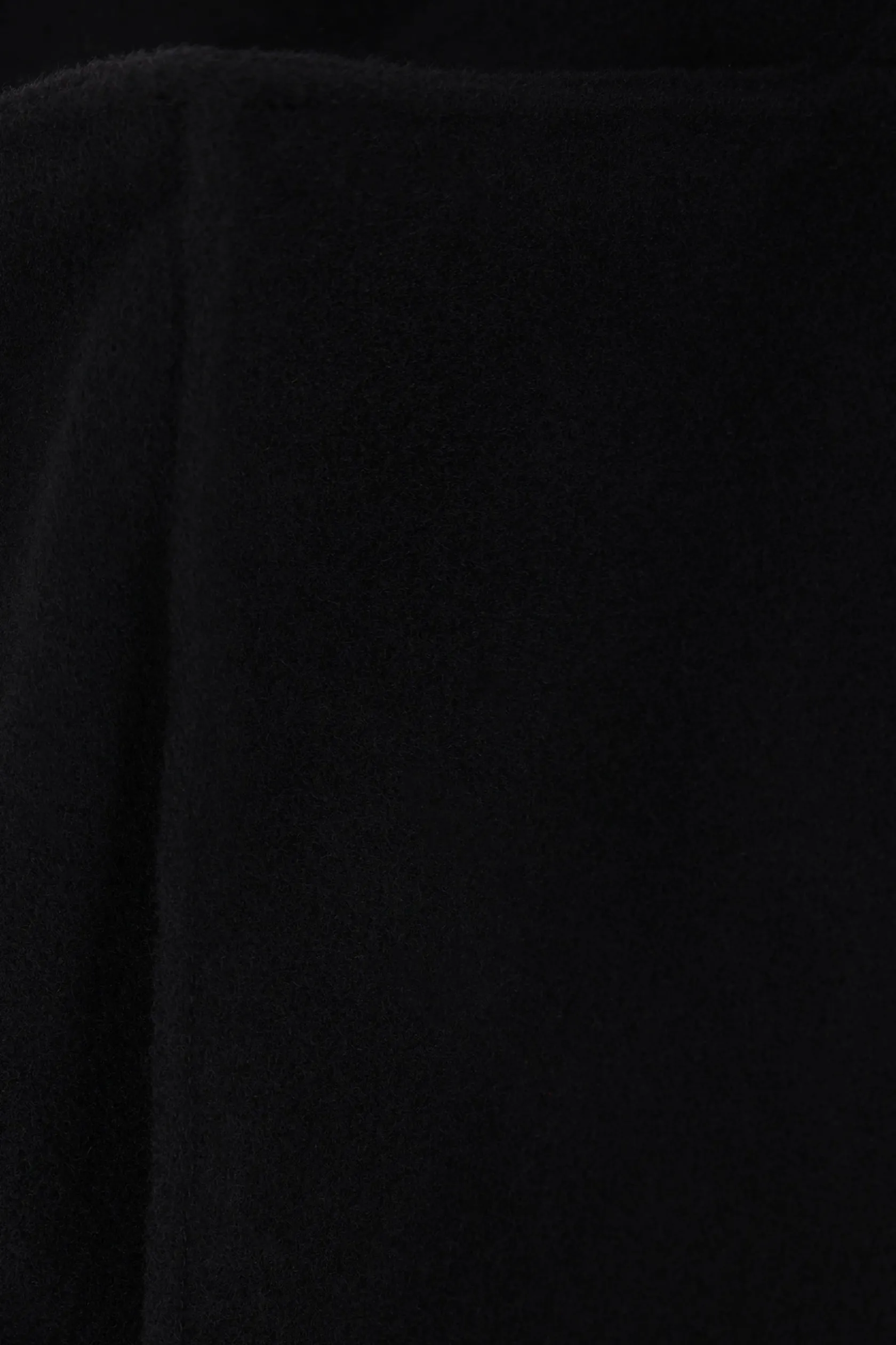 Capispalla>YOHJI YAMAMOTO cappotto destrutturato in misto lana Nero