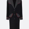 Capispalla>MOLLY GODDARD cappotto monopetto Charlie in lana Grigio