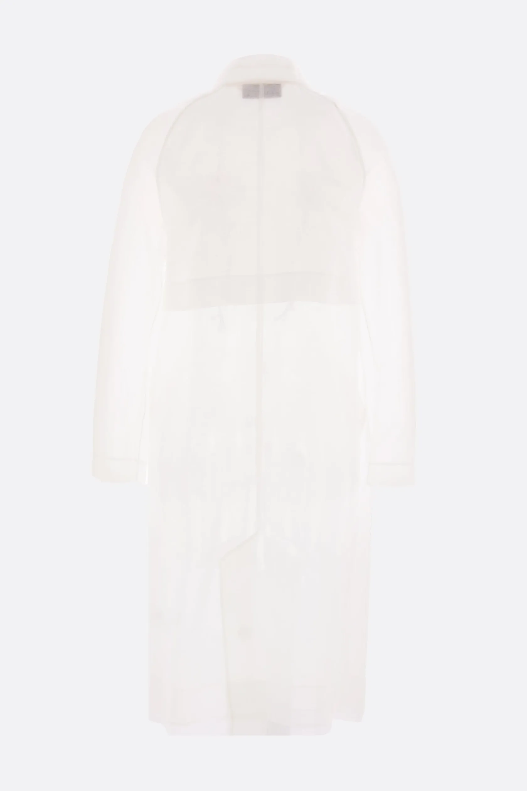 Capispalla>SIMONE ROCHA cappotto monopetto in organza con fiori Bianco
