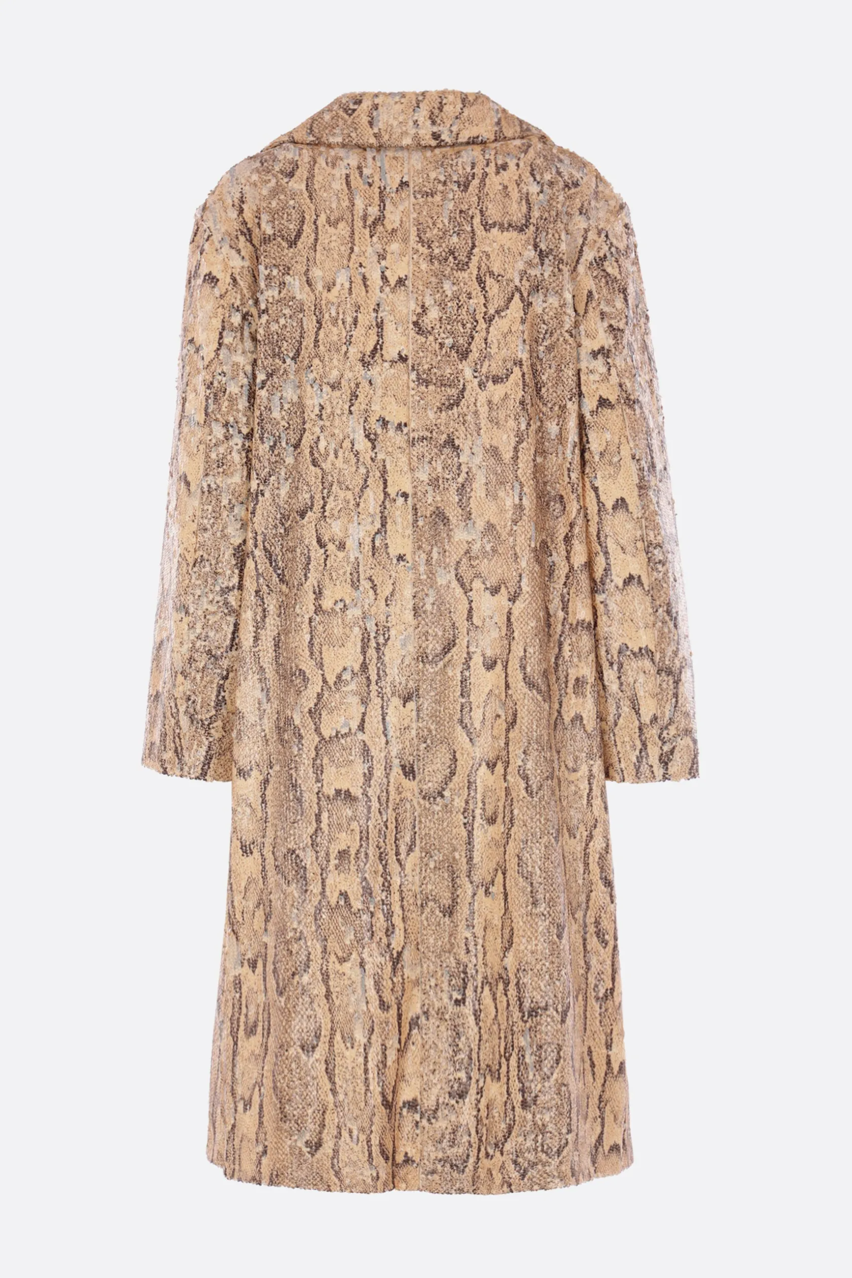 Capispalla>DRIES VAN NOTEN cappotto Ricca in cotone con paillettes Neutro