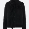 Topwear>Y'S cardigan asimmetrico in lana Nero