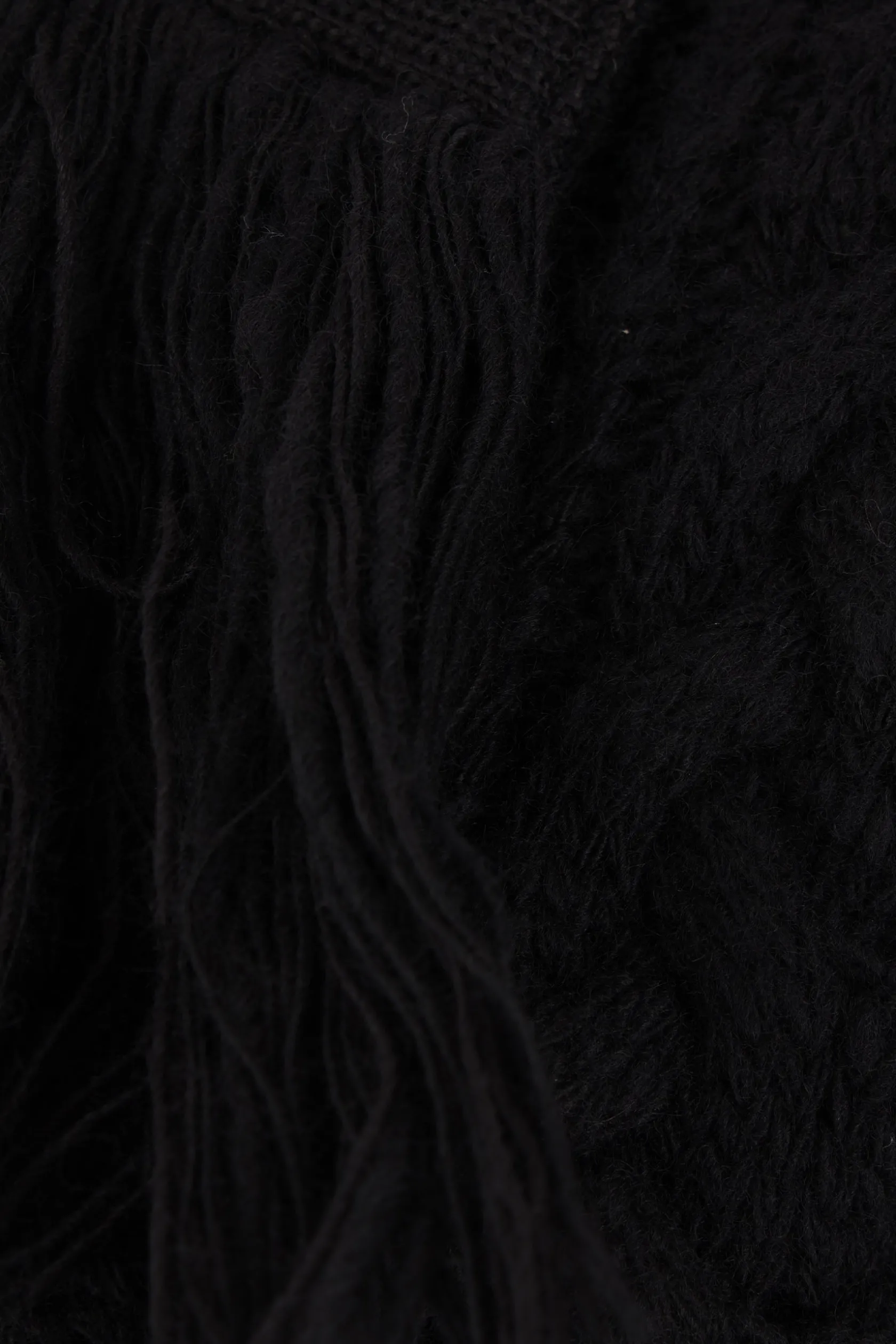 Topwear>Y'S cardigan asimmetrico in lana Nero