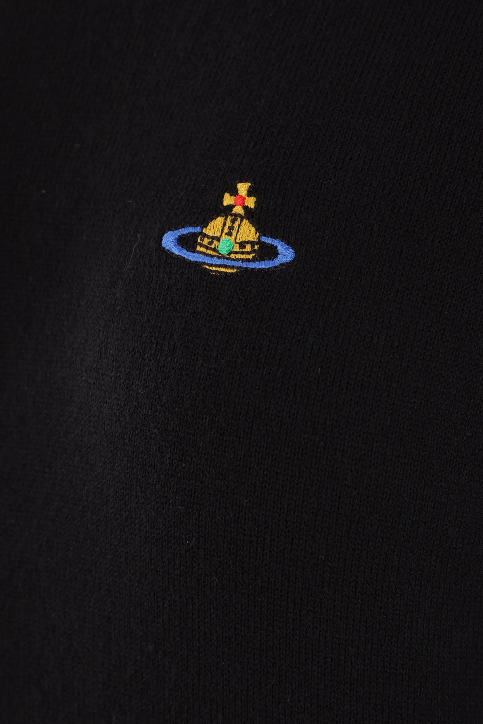 Topwear>VIVIENNE WESTWOOD cardigan Bea in cotone e cashmere Nero