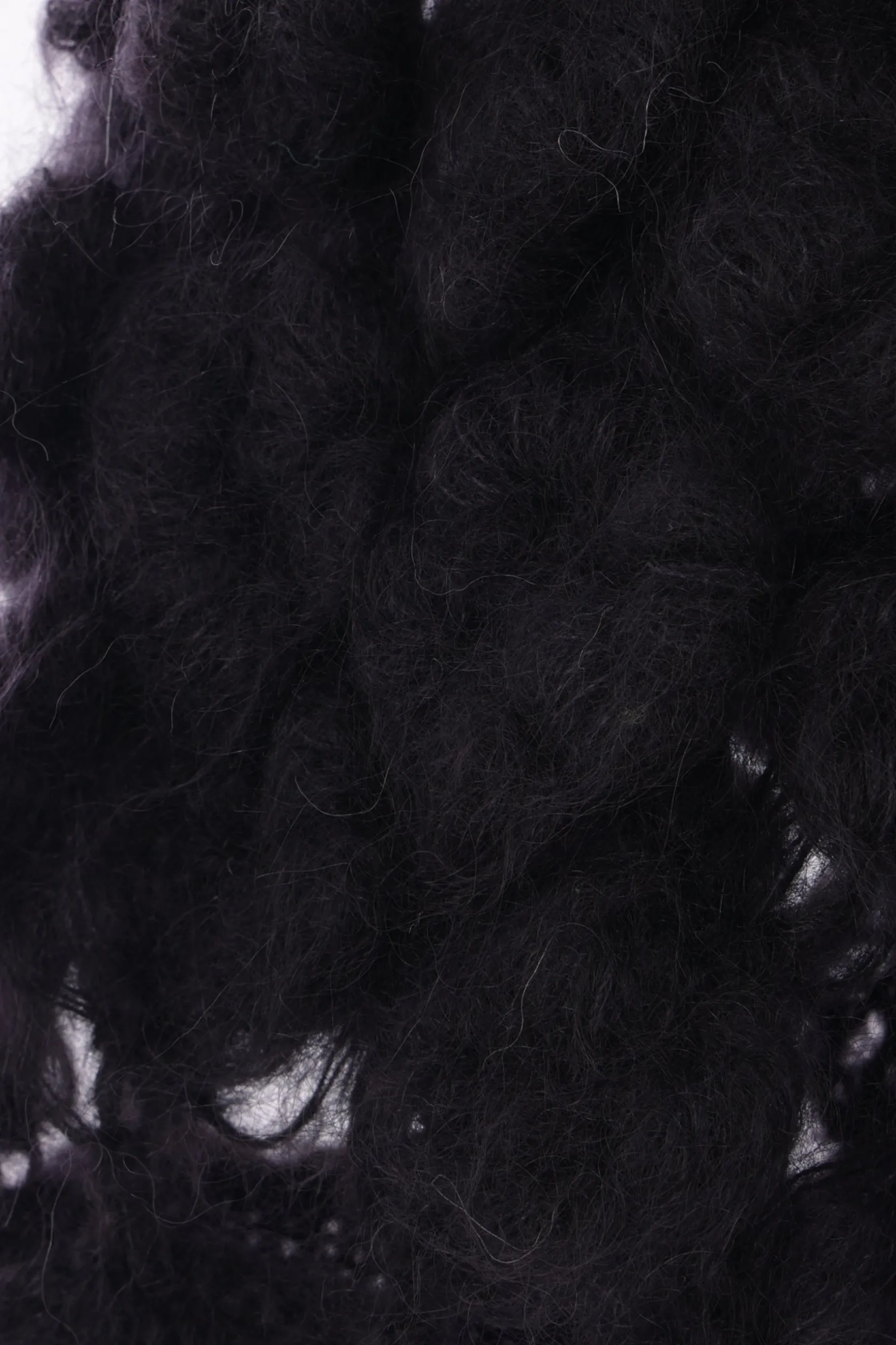 Topwear>PAULINE DUJANCOURT cardigan cropped in mohair e seta Nero