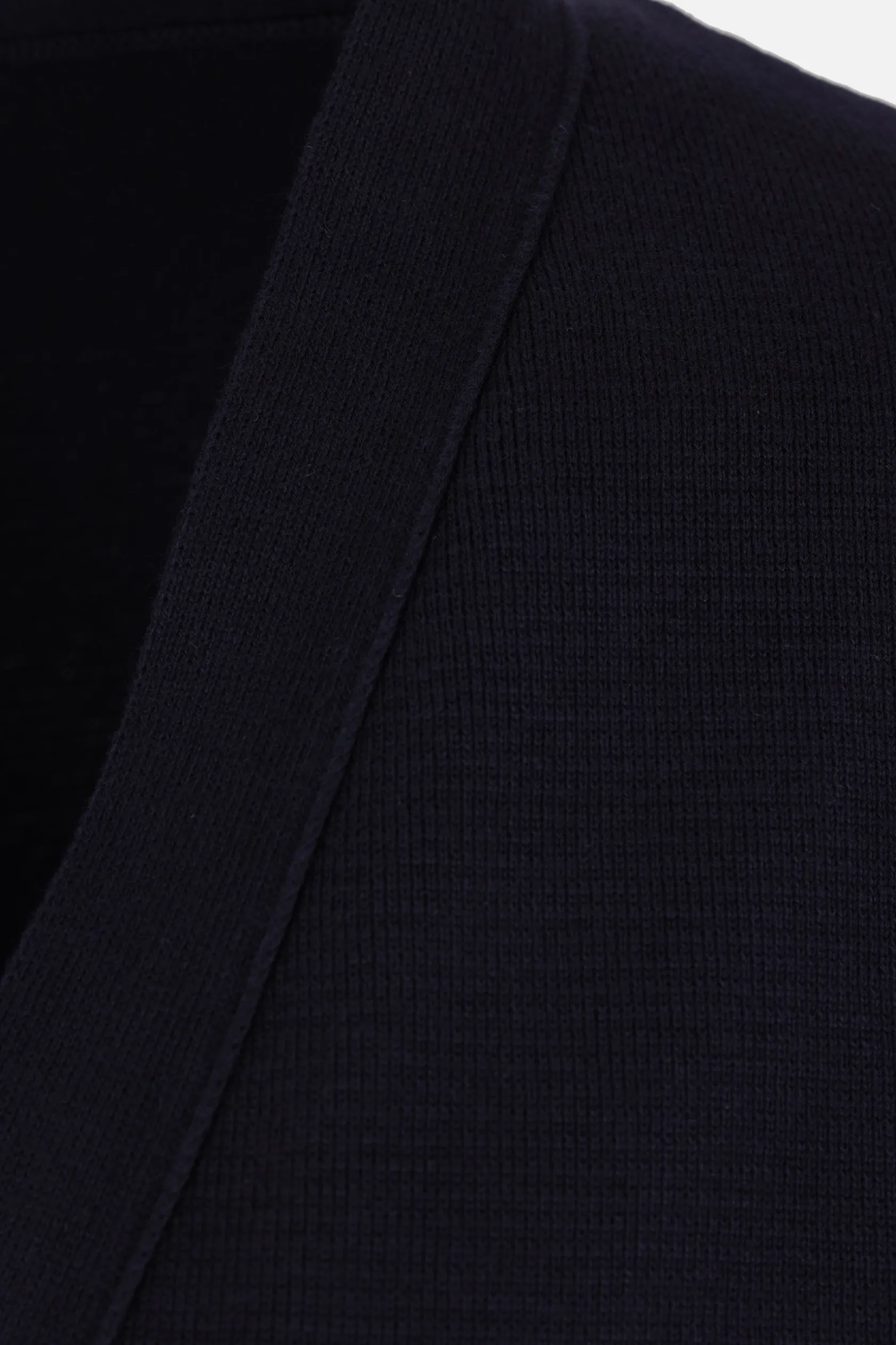 Topwear>THOM BROWNE cardigan in cotone 4bar Blu