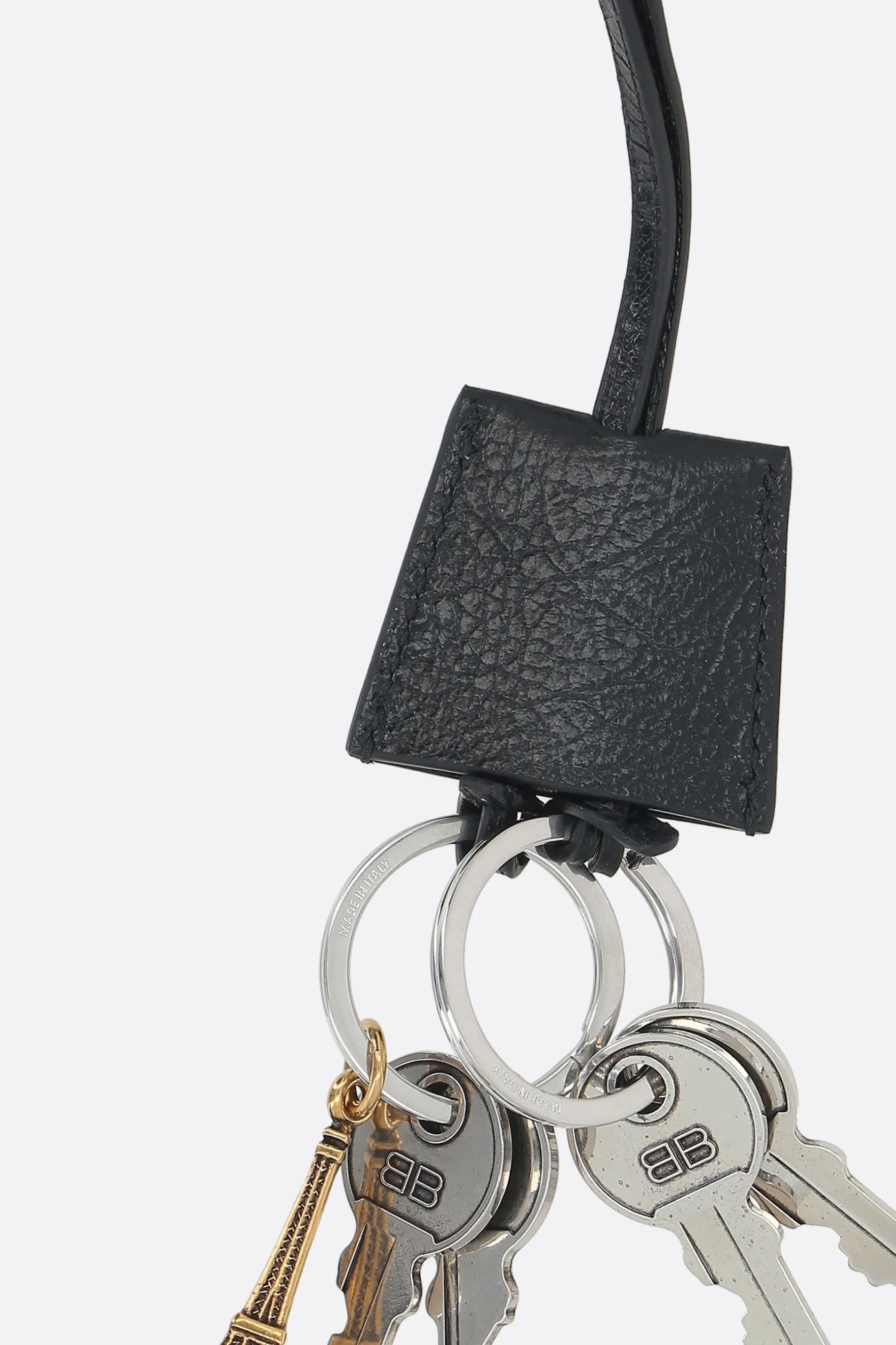 Piccola Pelletteria>BALENCIAGA charm Eiffel Le City Nero