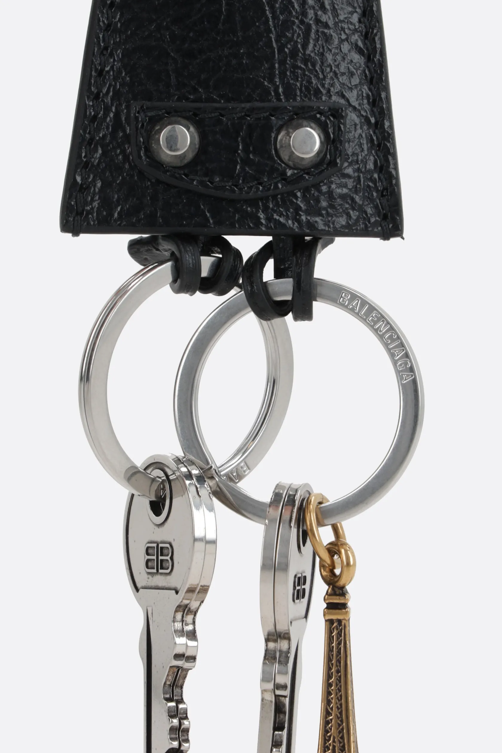 Piccola Pelletteria>BALENCIAGA charm Eiffel Le City Nero