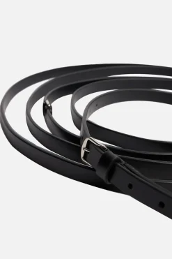 Cinture>ANN DEMEULEMEESTER cintura a triplo giro Kepa in pelle liscia Nero