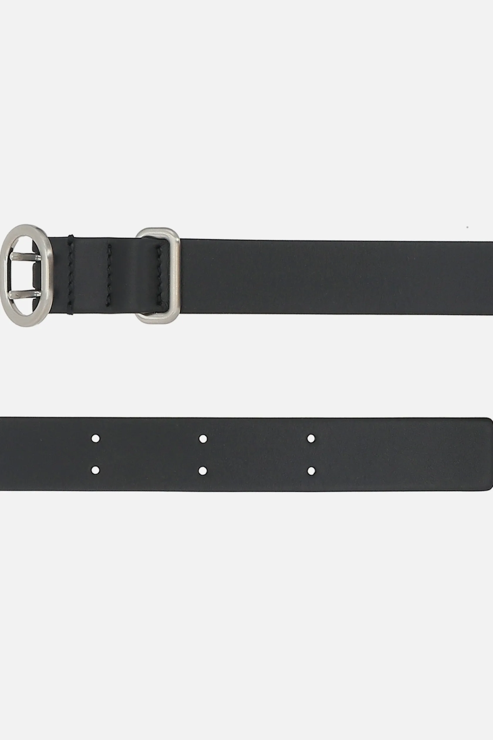 Accessori Da Indossare>JIL SANDER cintura Cannolo in pelle liscia Nero