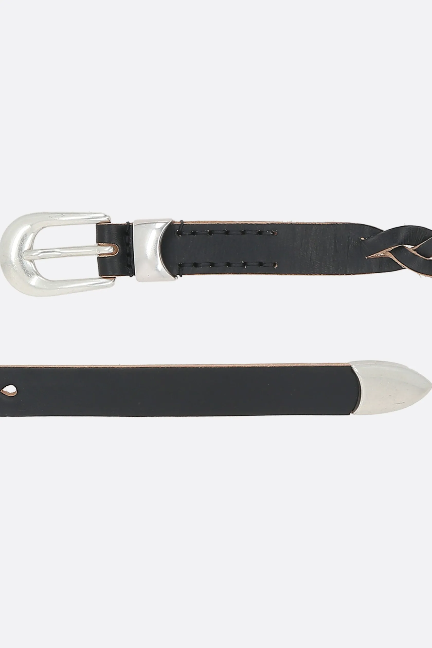 Accessori Da Indossare>OUR LEGACY cintura in pelle intrecciata Nero