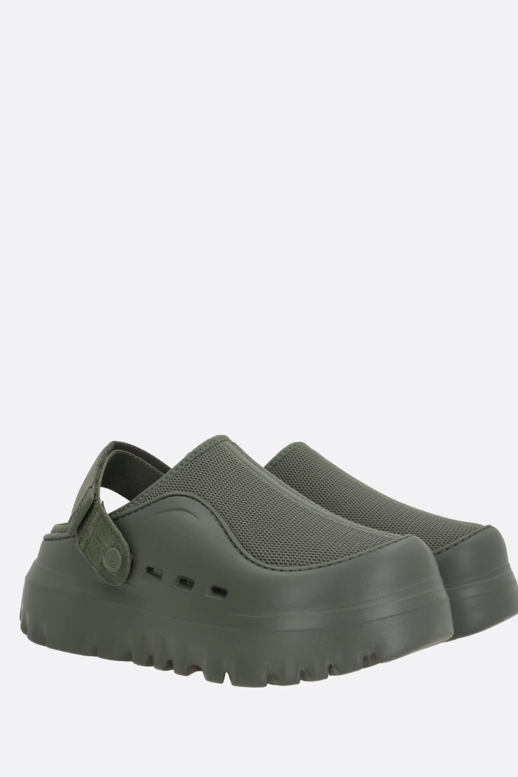 Mocassini E Slippers>UGG clog PeakMod in rete e gomma Verde