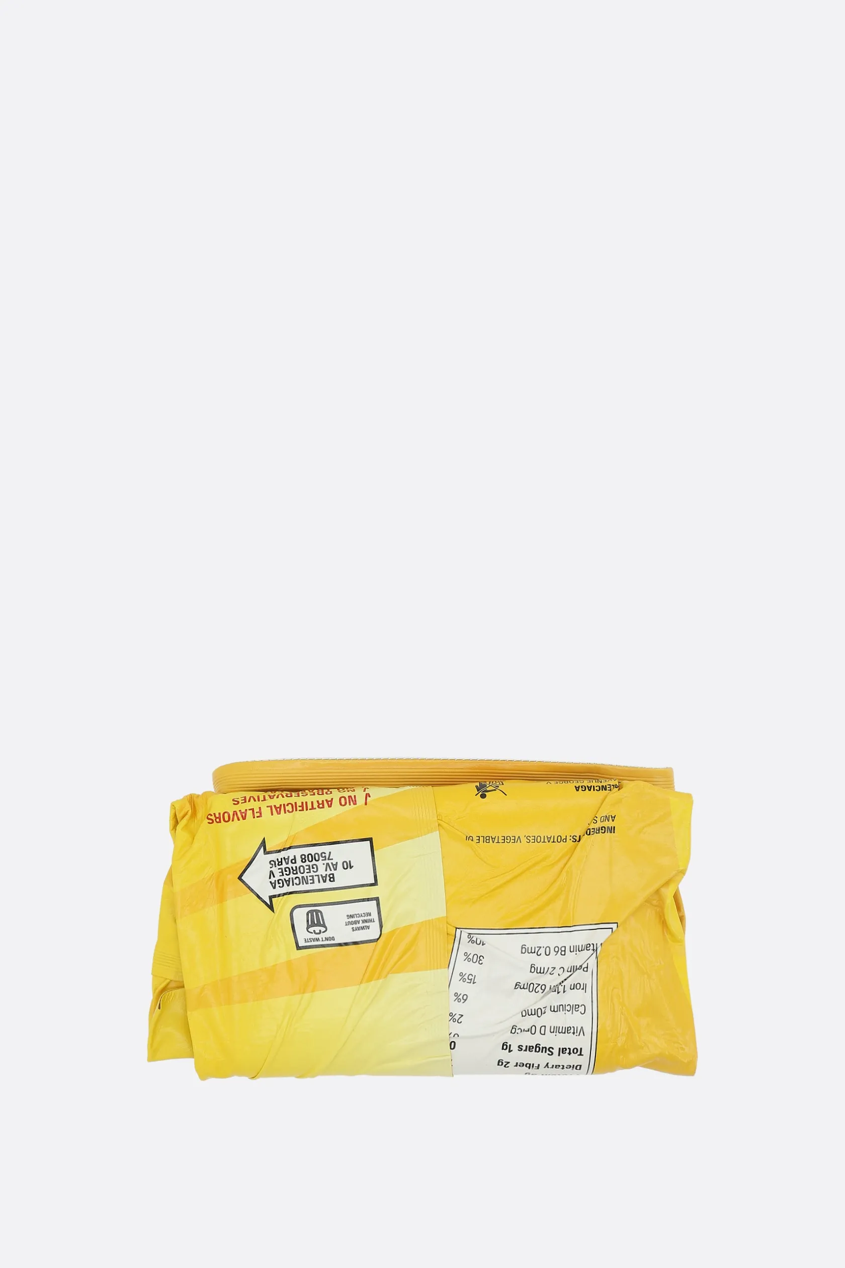 Clutch E Buste>BALENCIAGA clutch Chips in pelle lucida Giallo