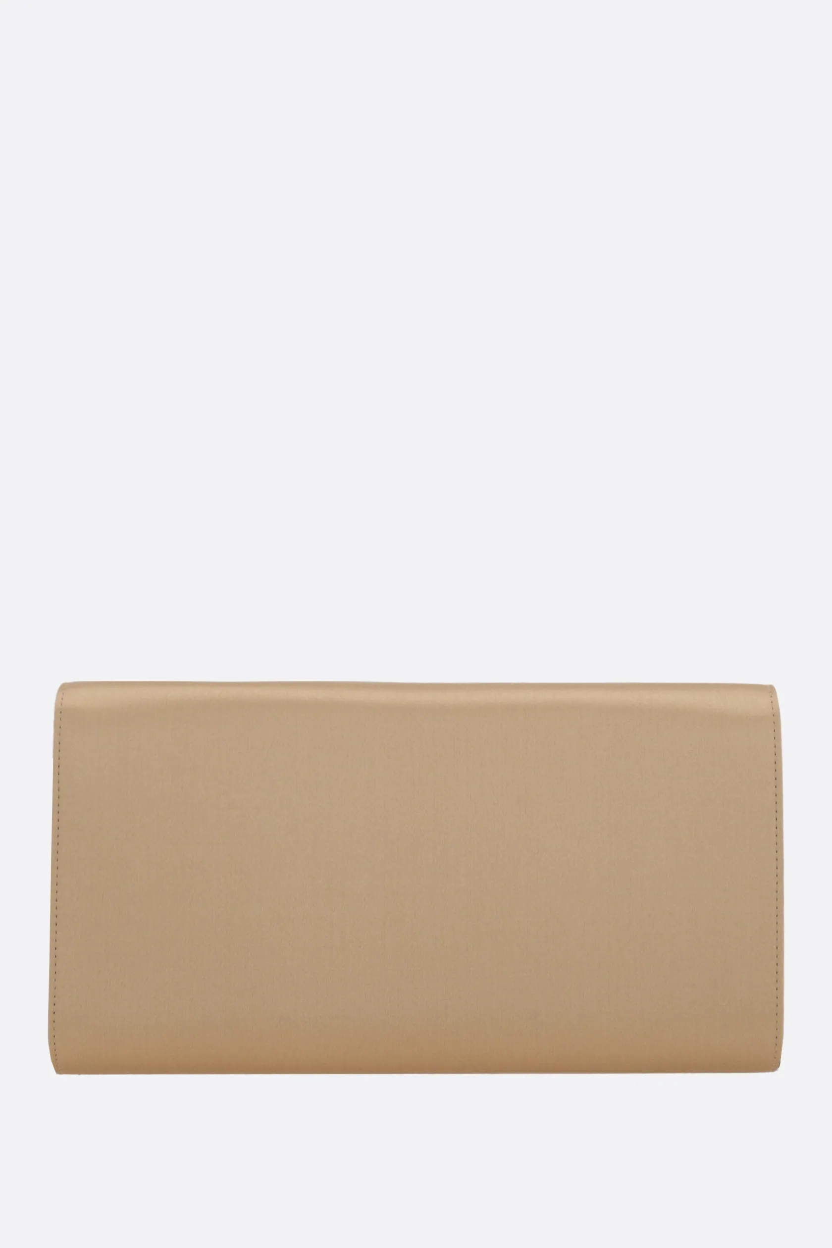Clutch E Buste>ROGER VIVIER clutch Efflorescence in raso Marrone