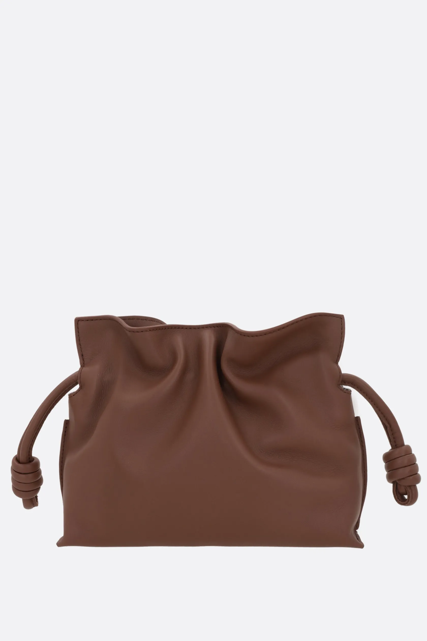 Clutch E Buste>LOEWE clutch Flamenco mini Hamster in nappa Marrone