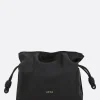 Clutch E Buste>LOEWE clutch Flamenco mini in nappa Nero