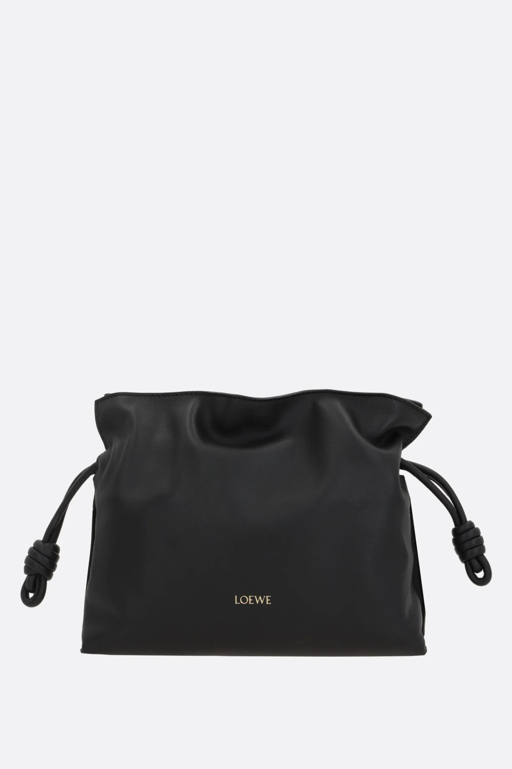 Clutch E Buste>LOEWE clutch Flamenco mini in nappa Nero