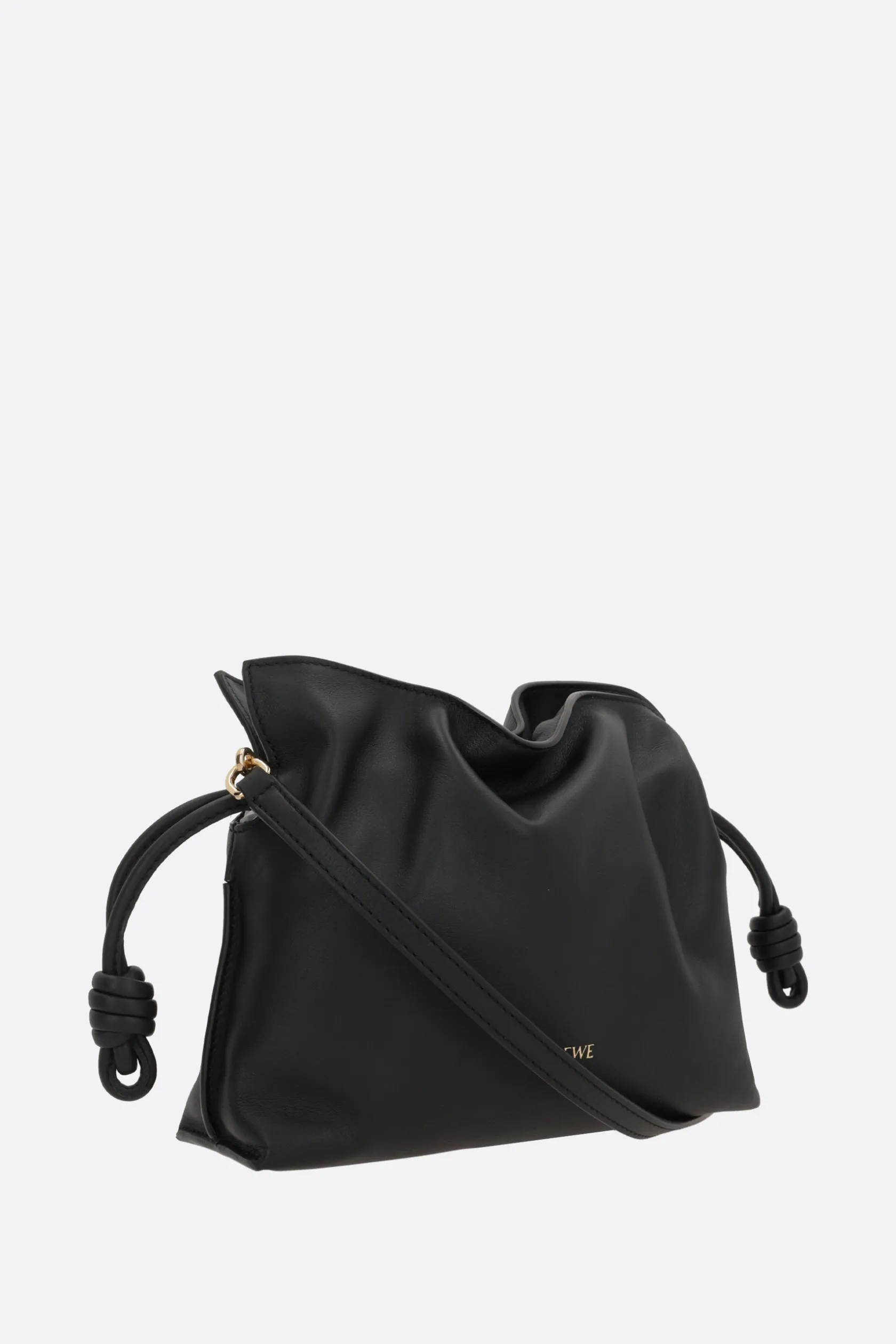 Clutch E Buste>LOEWE clutch Flamenco mini in nappa Nero