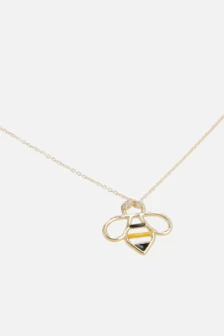 Gioielli>ALIITA collana Bee Brillante in oro giallo smaltato Multicolor