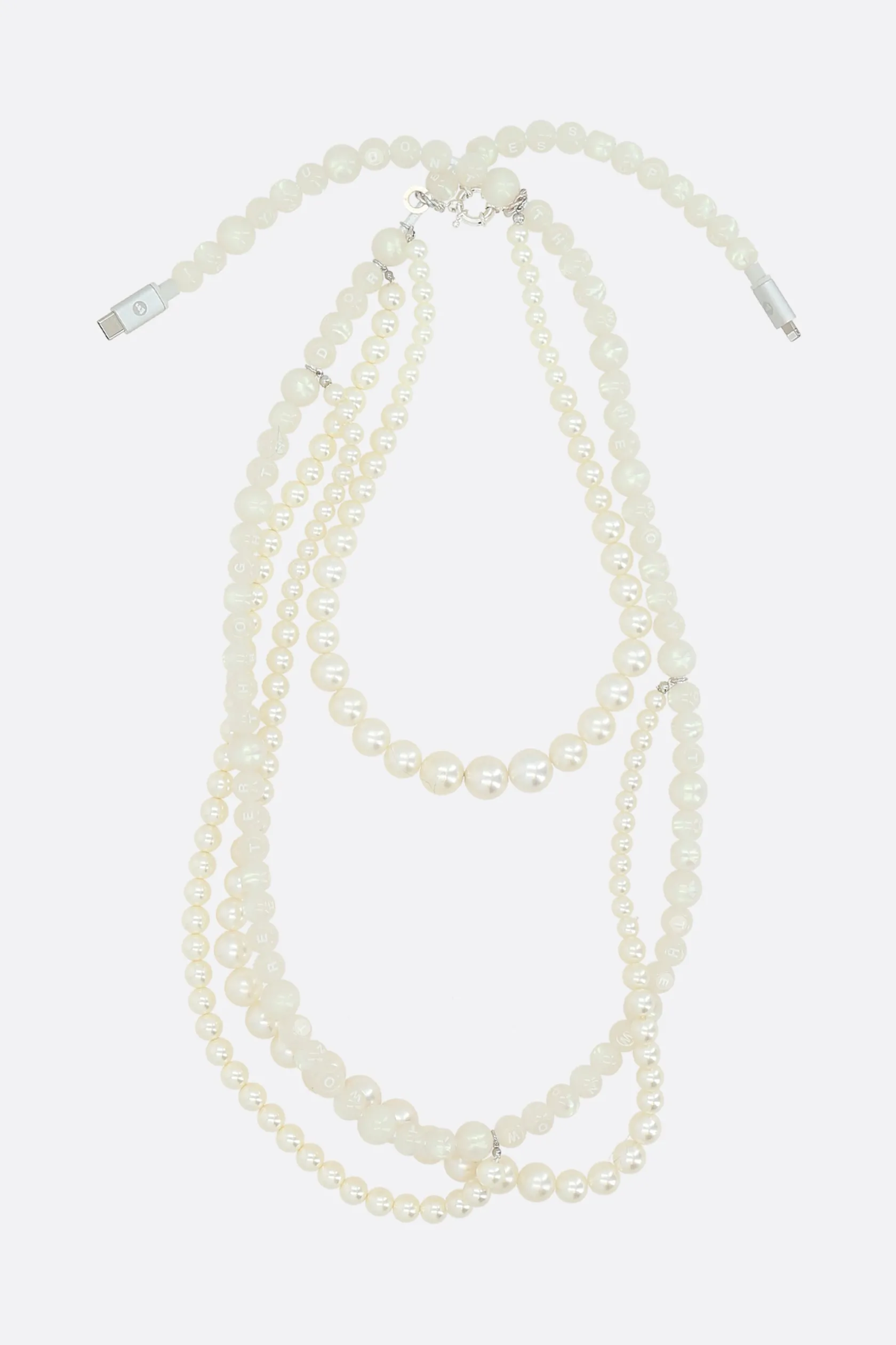 Accessori Da Indossare>BLESS collana x Supreme con perle sintetiche Bianco