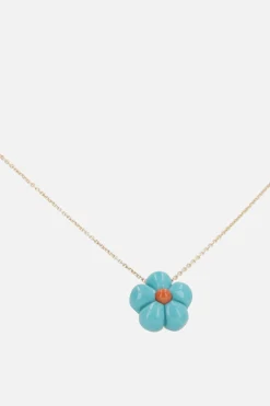 Gioielli>ALIITA collana Daisy Turquoise in giallo Oro