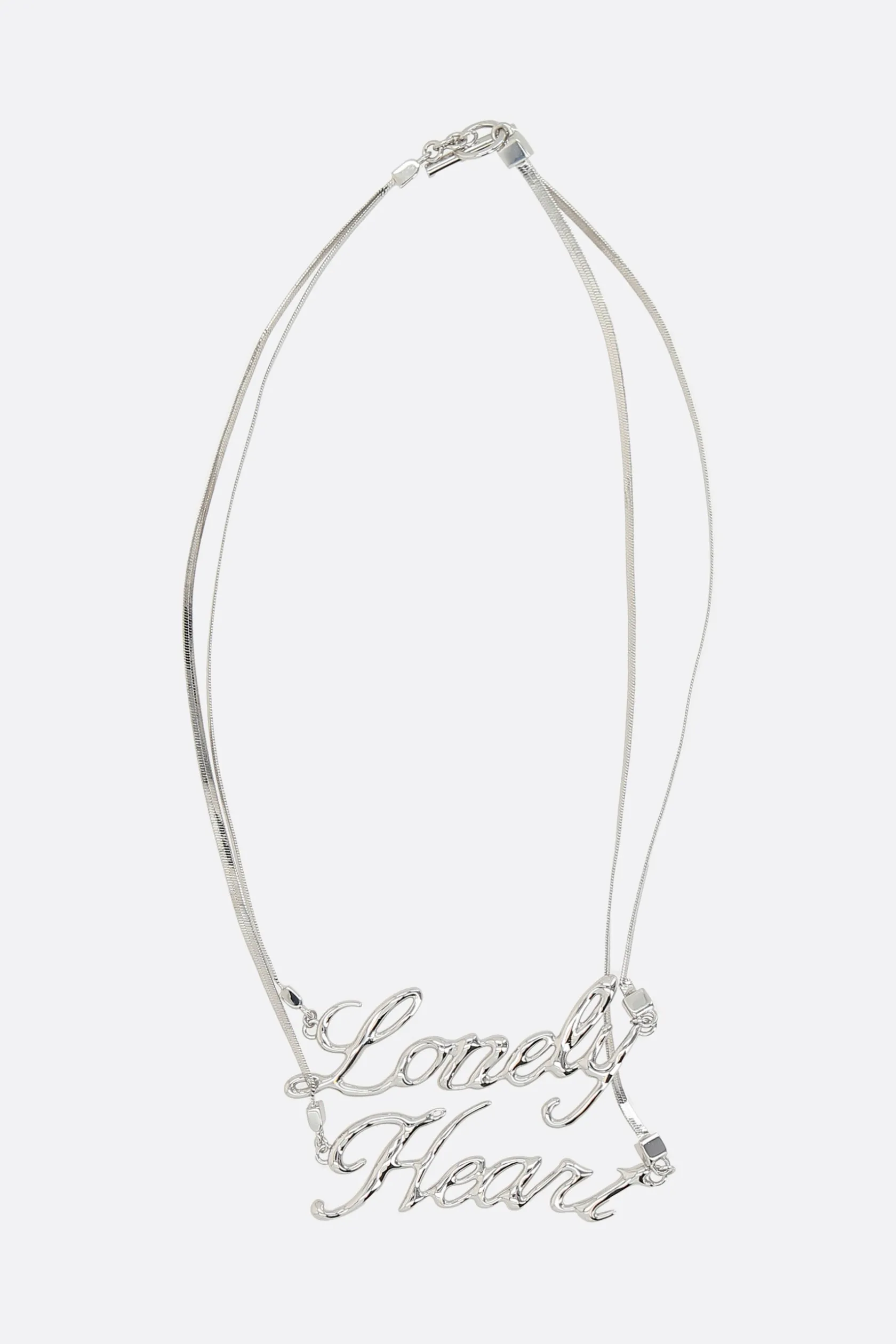 Gioielli>JIL SANDER collana Lonely Heart in ottone Argento
