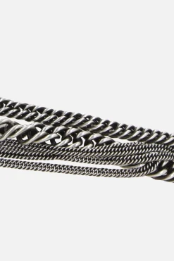 Gioielli>ANN DEMEULEMEESTER collana multicatena Bie Argento