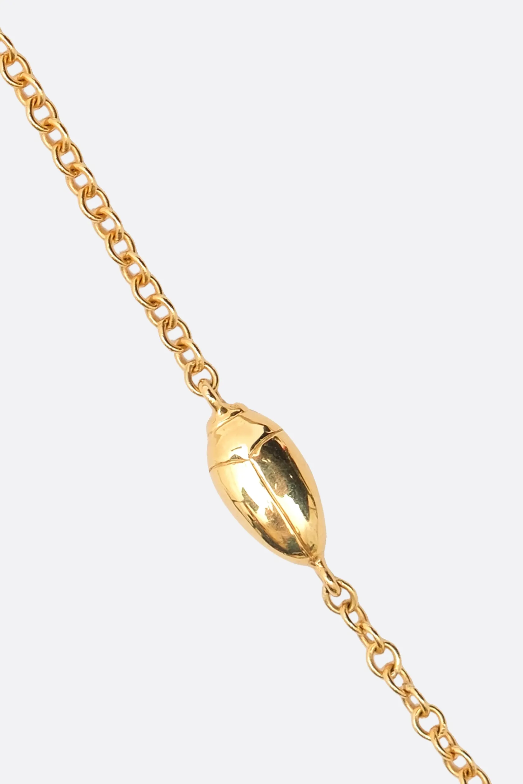 Gioielli>BIBI VAN DER VELDEN collana Short Solo Scarab Opal Fly Wings Oro