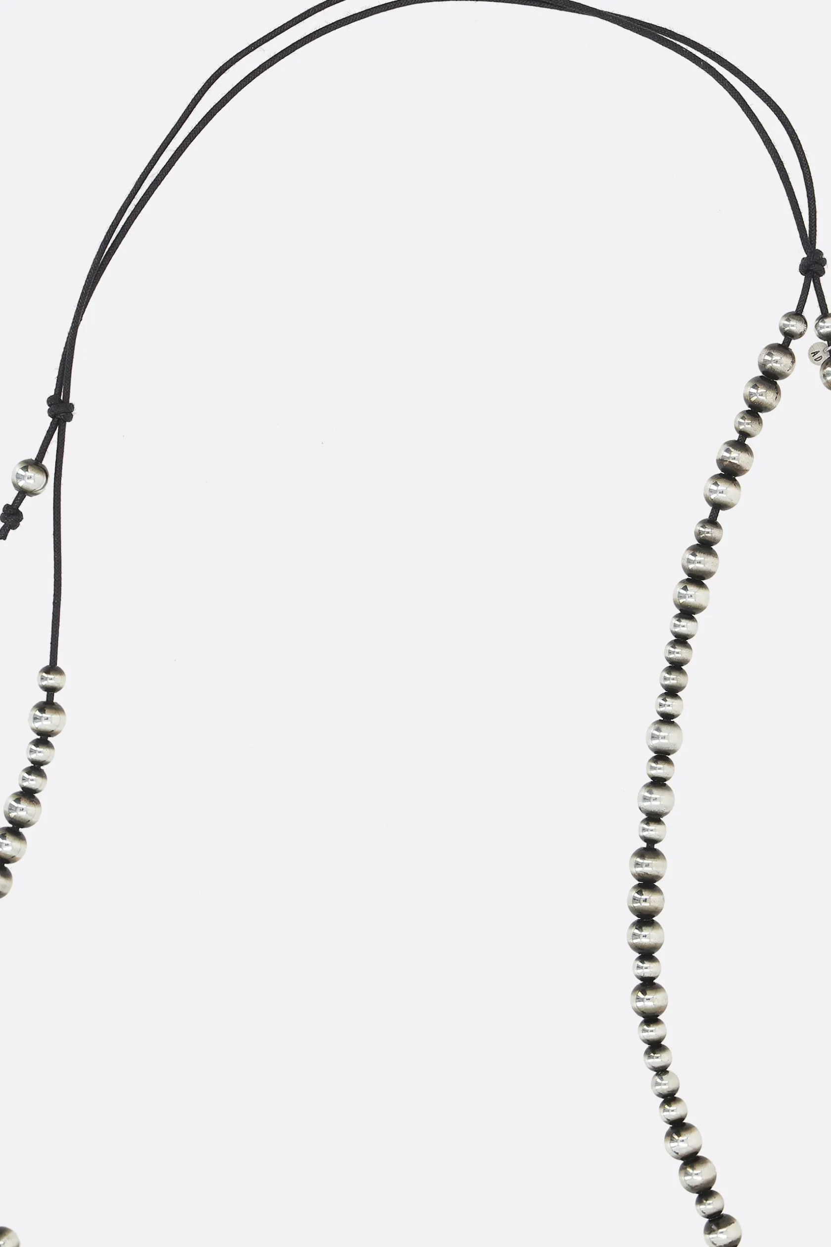 Gioielli>ANN DEMEULEMEESTER collana Sindri in corda con sfere Nero
