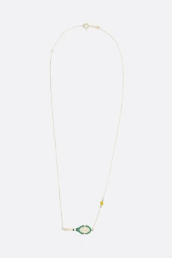Gioielli>ALIITA collana Tennis Pelota in oro giallo Verde