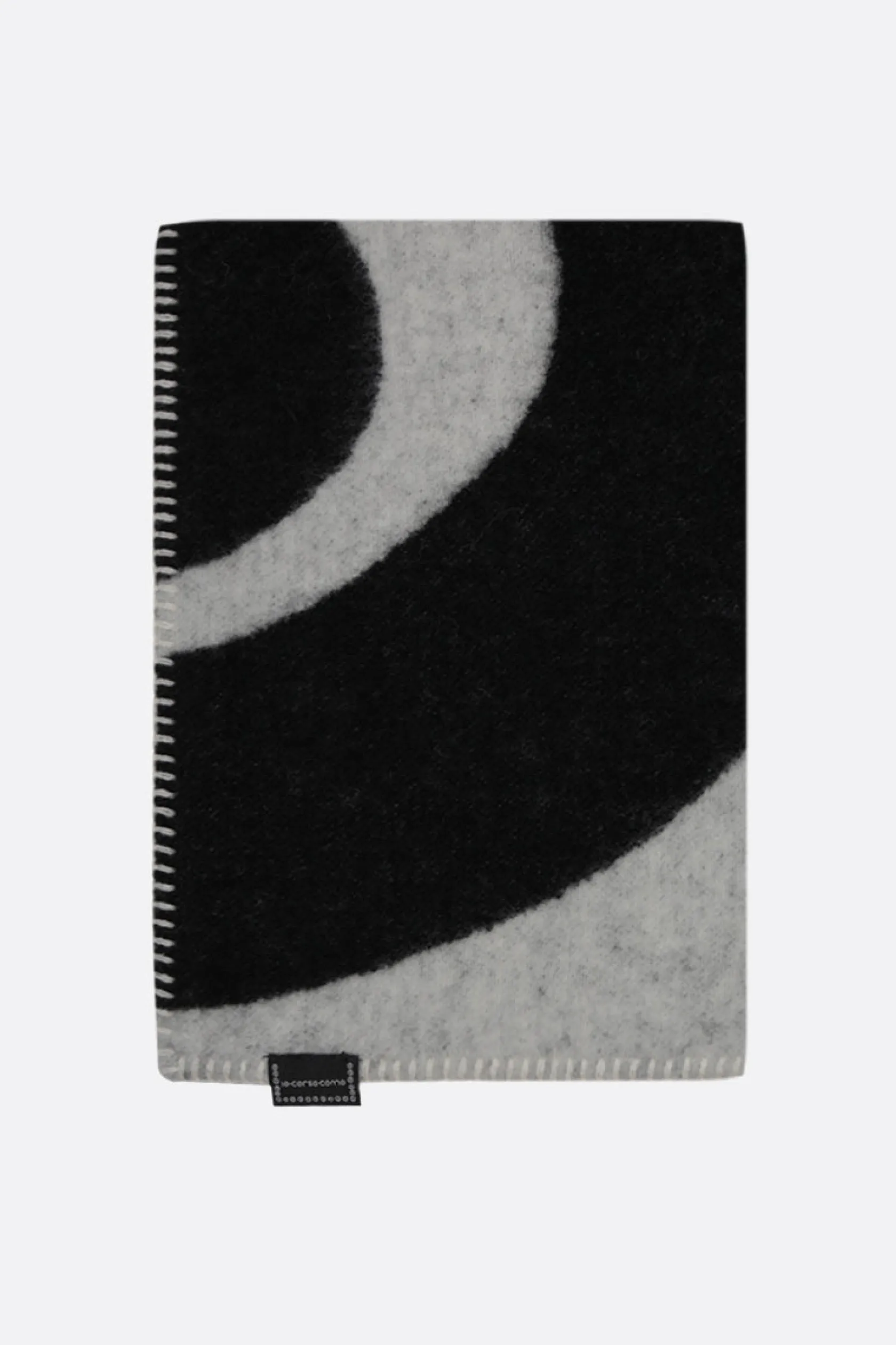 Lifestyle>10 CORSO COMO coperta Big Circles in lana Nero
