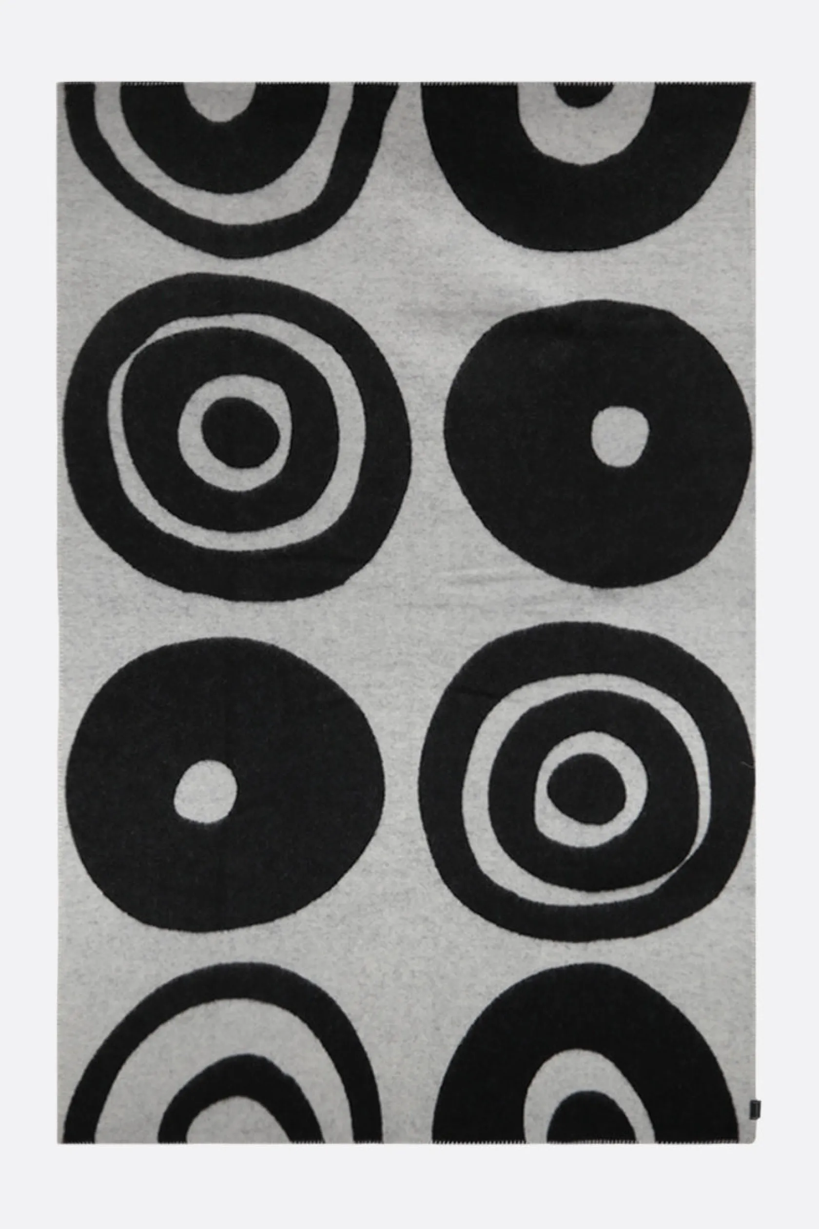 Lifestyle>10 CORSO COMO coperta Big Circles in lana Nero