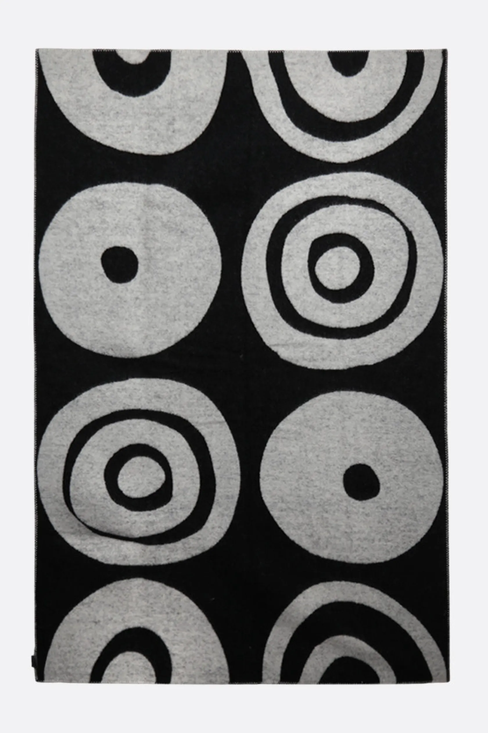 Lifestyle>10 CORSO COMO coperta Big Circles in lana Nero