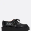 Scarpe Stringate>GEORGE COX X 10 CORSO COMO creeper Gibson in pelle lucida Nero